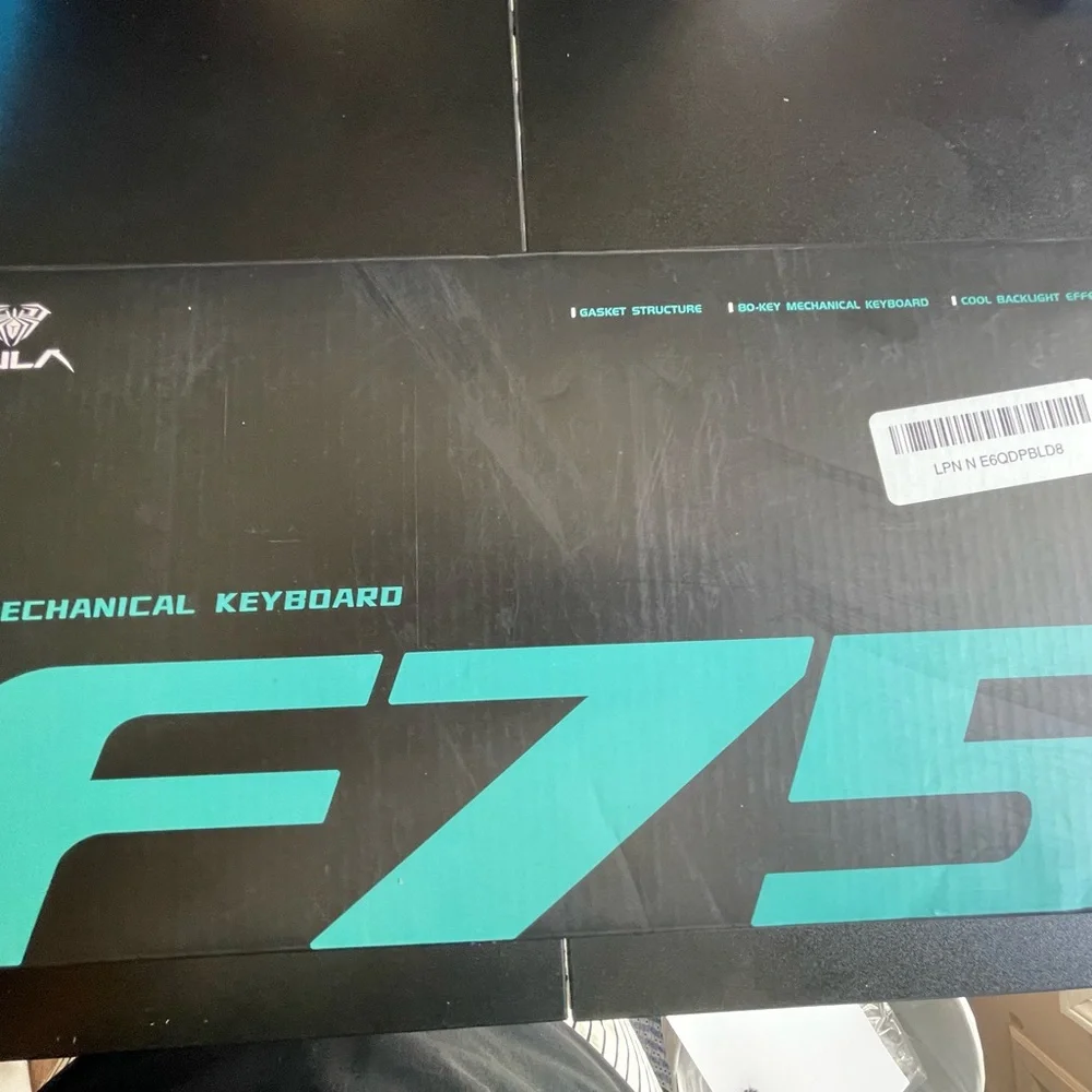 Mechanical Keyboard E75 - Black with Teal Accents